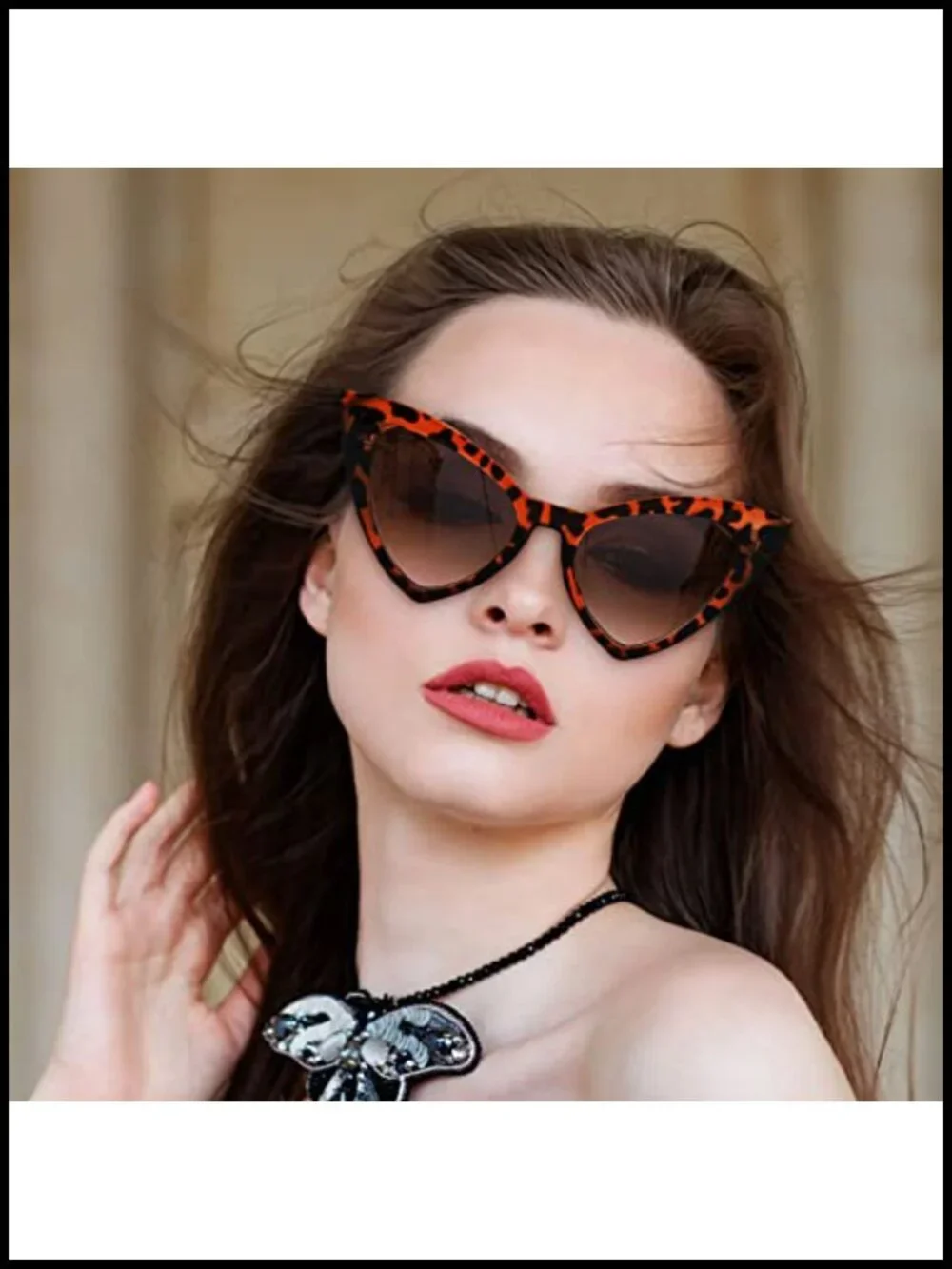 Retro Cat Eye Sunglasses for Women Fashion Vintage Cateye UV400 Protection